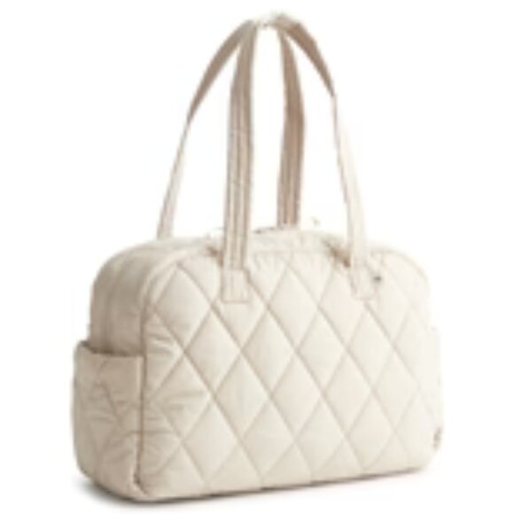 Vera Bradley Handbags - Vera Bradley Pumice Stone Outlet Ultralight Weekender Travel Bag/NWT